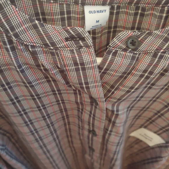 Plaid Pullover Tunic SZ M - Picture 4 of 6